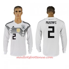 Maillot/Tenue Allemagne Mustafi 2 Domicile Coupe du monde 2018 Manche Longue